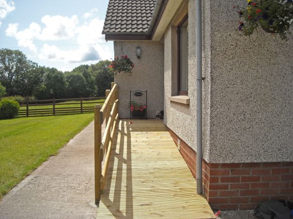 Hardwood Ramp Installation in Waldorf