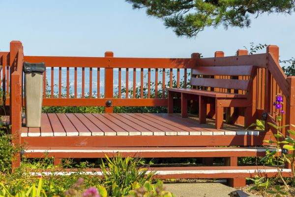 Redwood Deck Construction in Waldorf